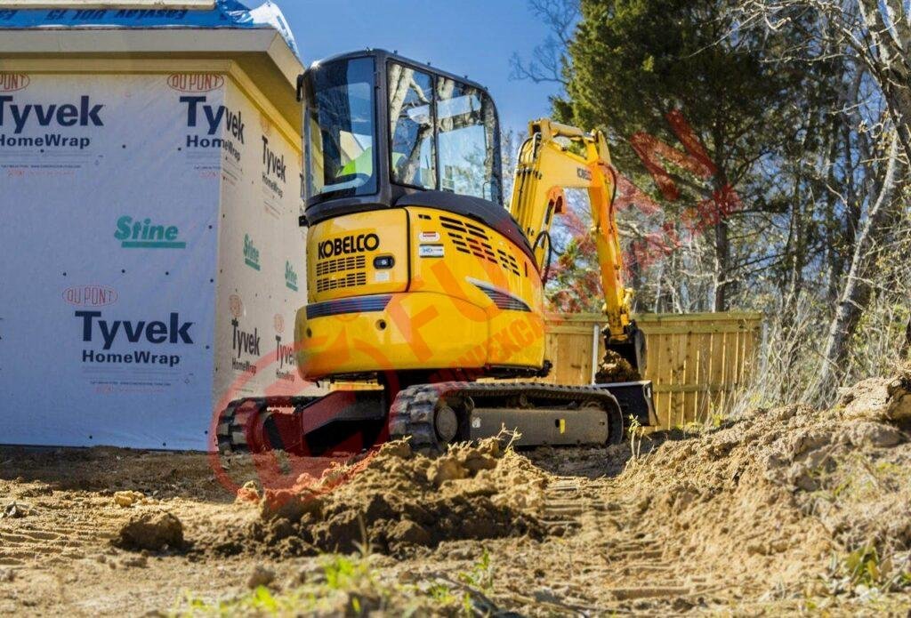 kobelco sk30 working