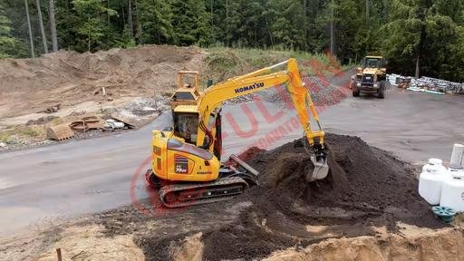 komatsu pc78mini excavator