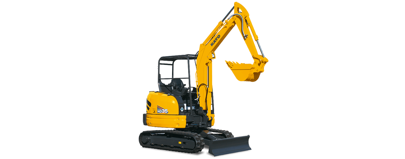 kato hd35n 4 mini excavator