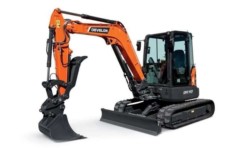 develon dx42 7 mini excavator