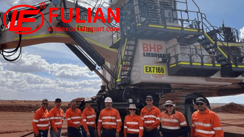 bhp deploys first electric excavator at yandi mine paving the way for a greener future