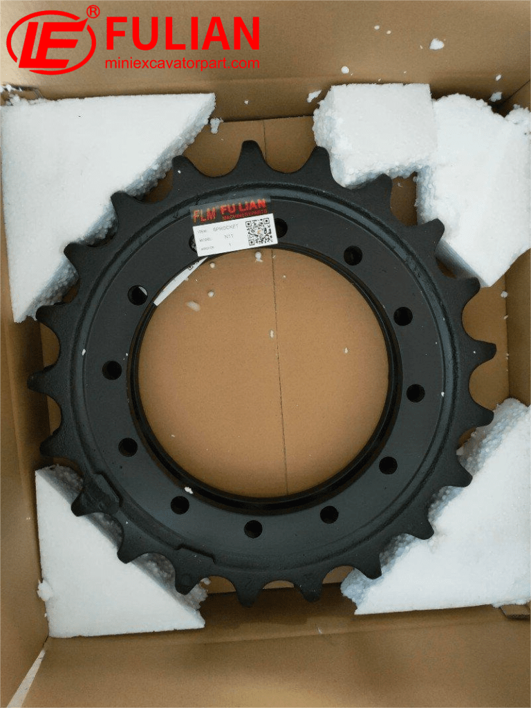to usa sprockets for kobelco sk140 8 rubber track for caterpillarcat 257d shipped 3