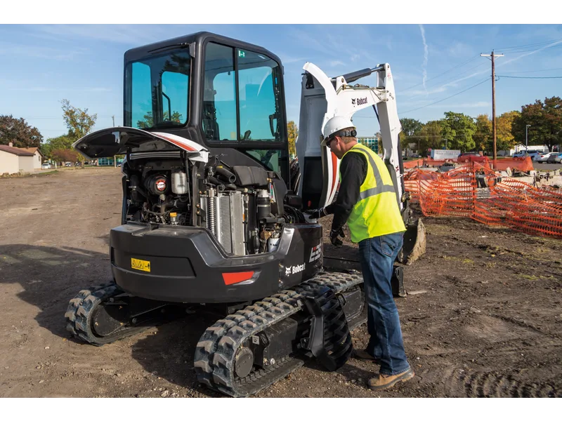 how often should you service a mini excavator