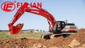 link belt launches the advanced 370 x4s excavator with fuel efficiency and enhanced technology