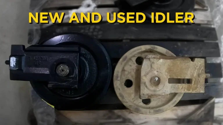how can i tell if a mini excavator idler needs replacement