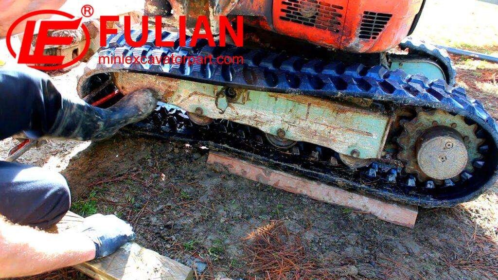 how often should i replace mini excavator rubber tracks