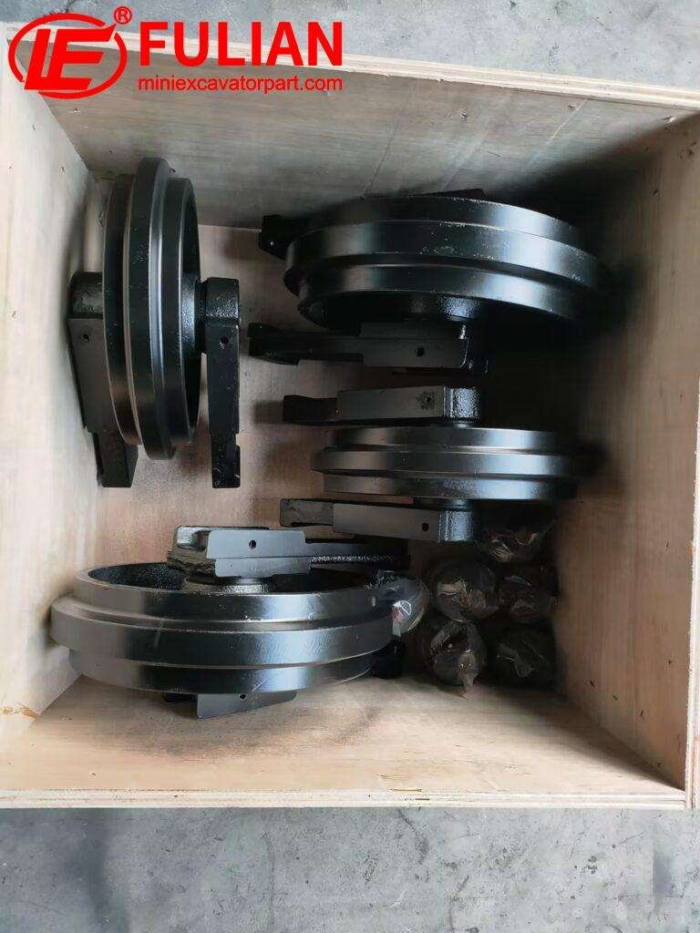 fulian delivers idlers for kobelco sk30sr 5 in korea—another success story (3)