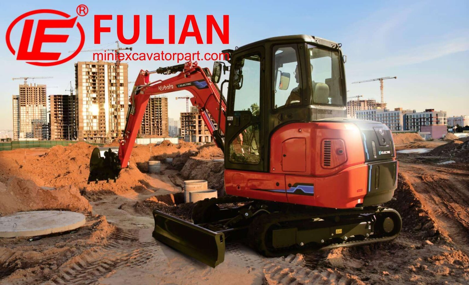 kubota kx038 4e electric mini excavator unveiled – quiet, emission free, and ready for the future!