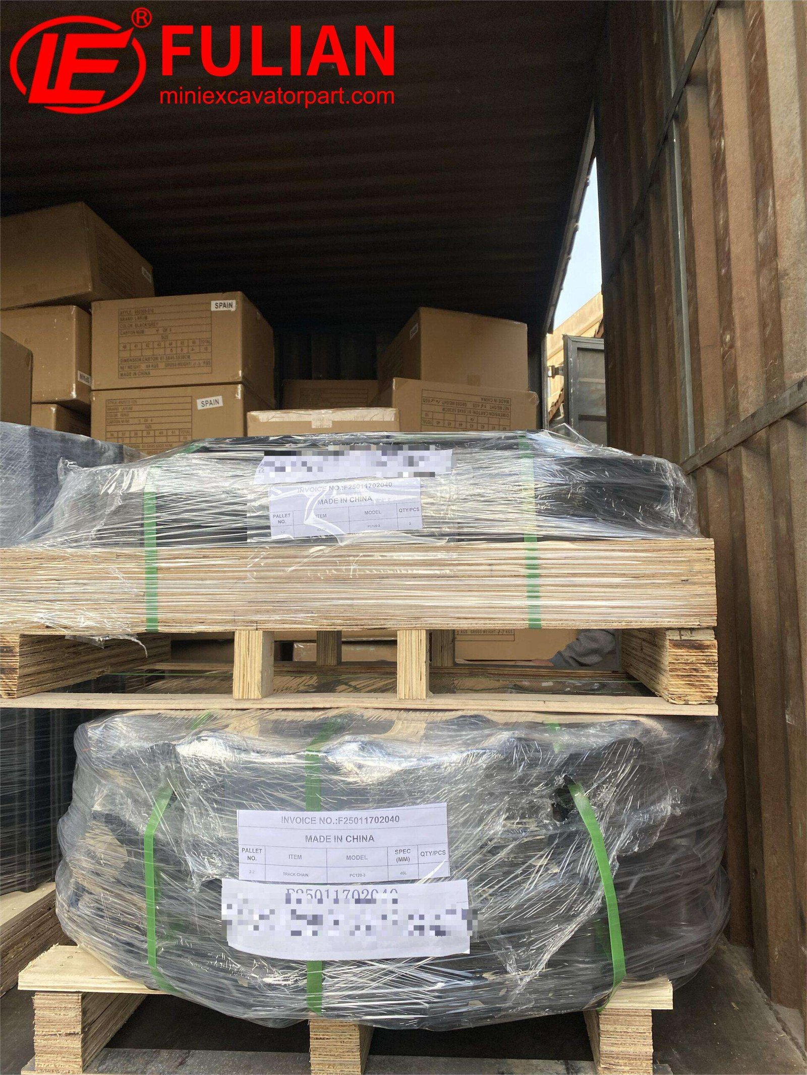 to usa, idlers and track chain for komatsu pc120 3 shipped (1)