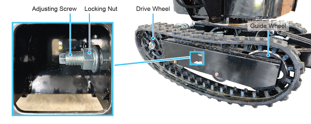 overtightened excavator tracks can do more harm than good