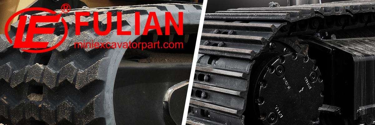 prevent sand and clay damage on rubber and steel tracks with simple contamination tips