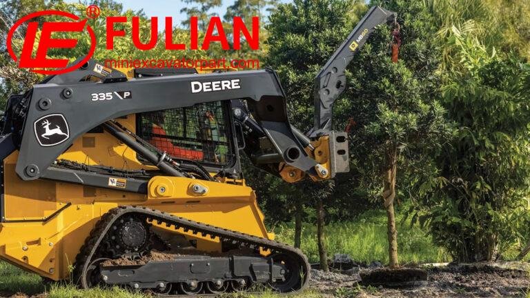 john deere mb60 material boom expands compact loader capability with better load handling precision